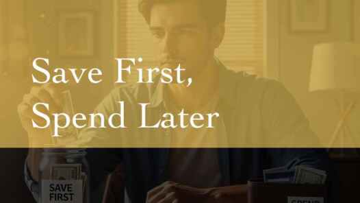 Save First, Spend Later